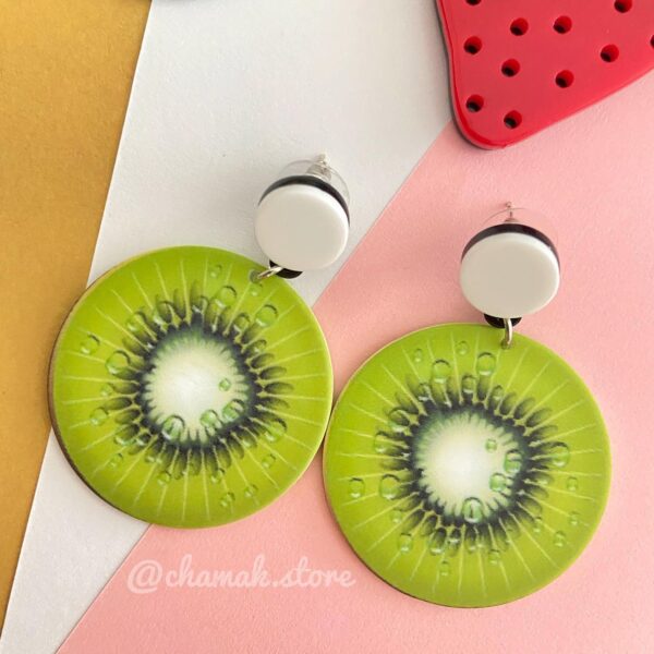 Kiwi Earrings- Fruit jewelry