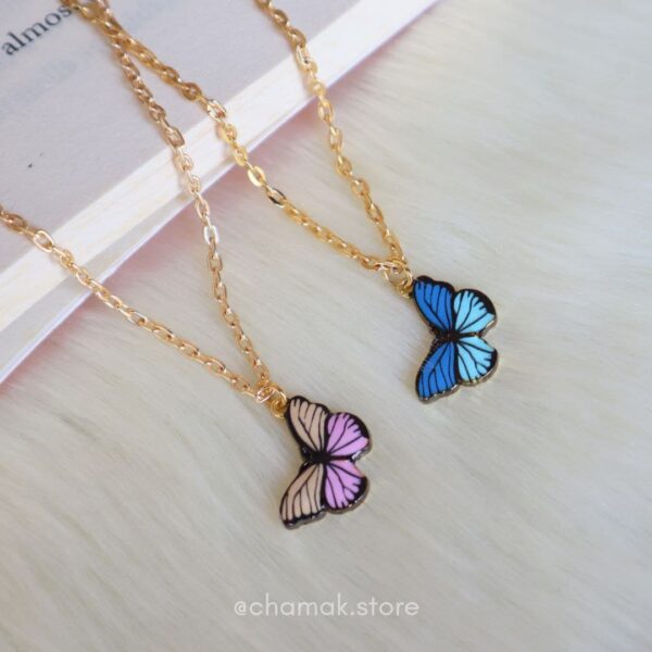 Small Butterfly Necklace Chain