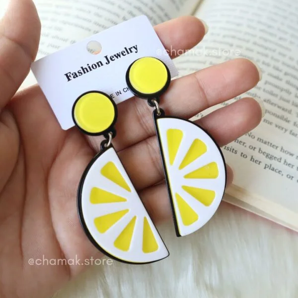 Lemon Slice Earrings