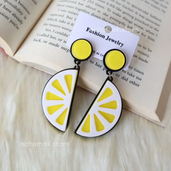 Lemon Slice Earrings