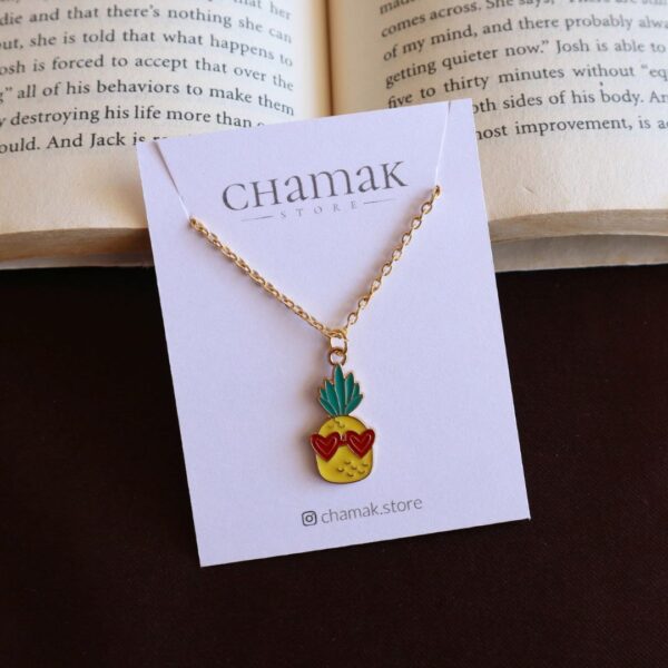 Swag Pineapple Charm Necklace