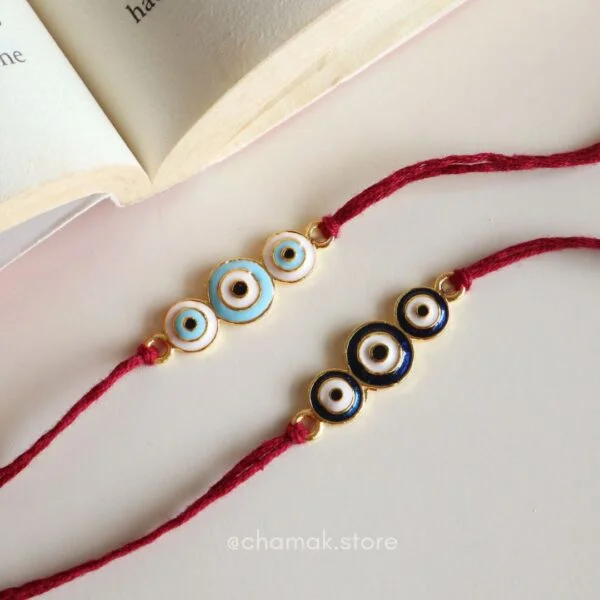 Evil Eye Rakhi Combo Of 2