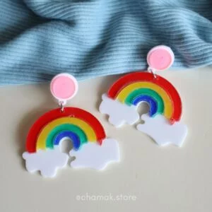 Rainbow Drop Earrings