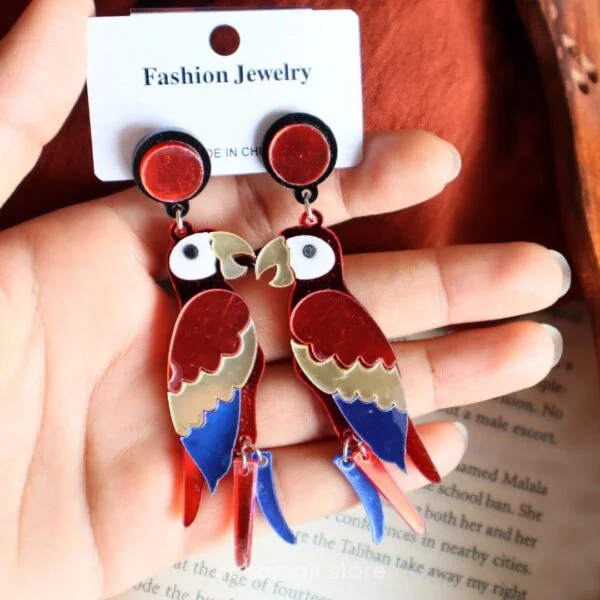 Macaw Parrot Earrings