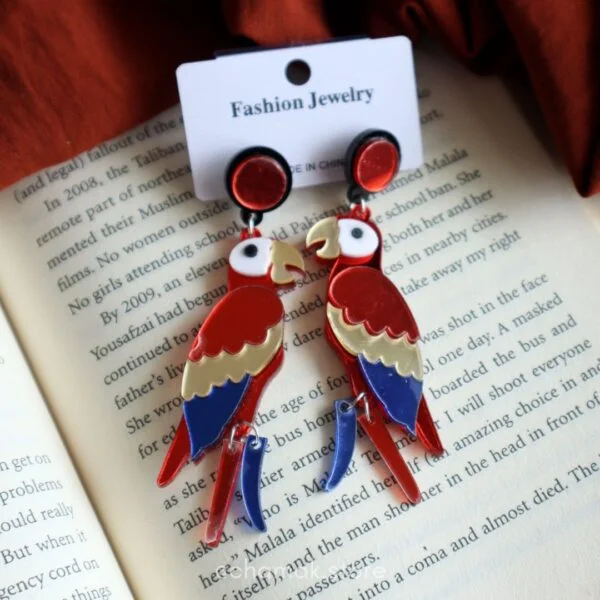 Macaw Parrot Earrings