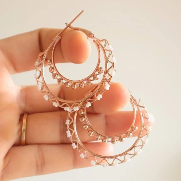 Ethnic Hoop Earrings