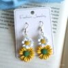 Double Layer Flower Earrings