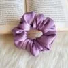 Amethyst Satin Scrunchie