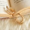 Ivy- Golden Hoop Earrings