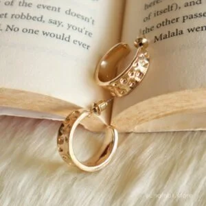 Eva- Golden Hoop Earrings