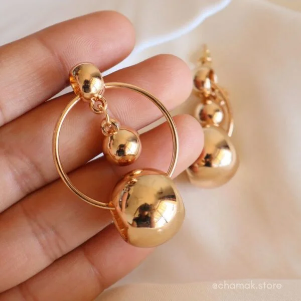 JOLIE- Golden Drop Earrings