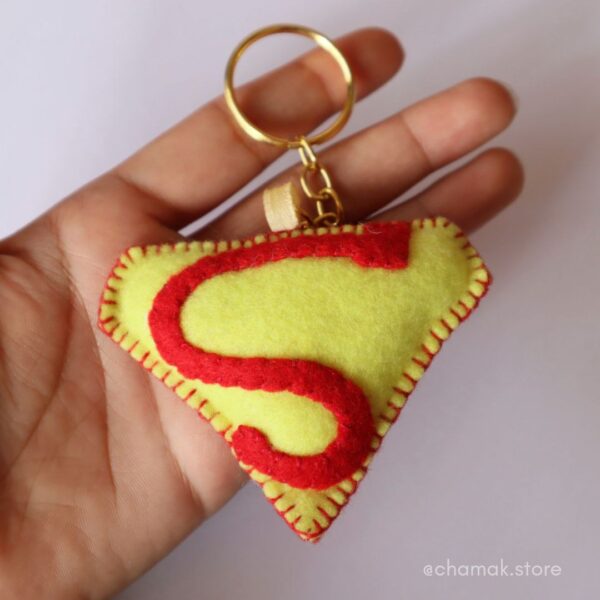 DC Superman Logo Keychain | Bag Charm
