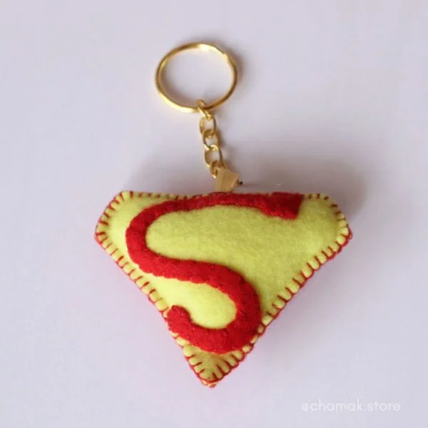 DC Superman Logo Keychain | Bag Charm