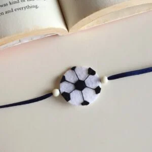 Handmade Football Rakhi For Brother/Bhai/Boys