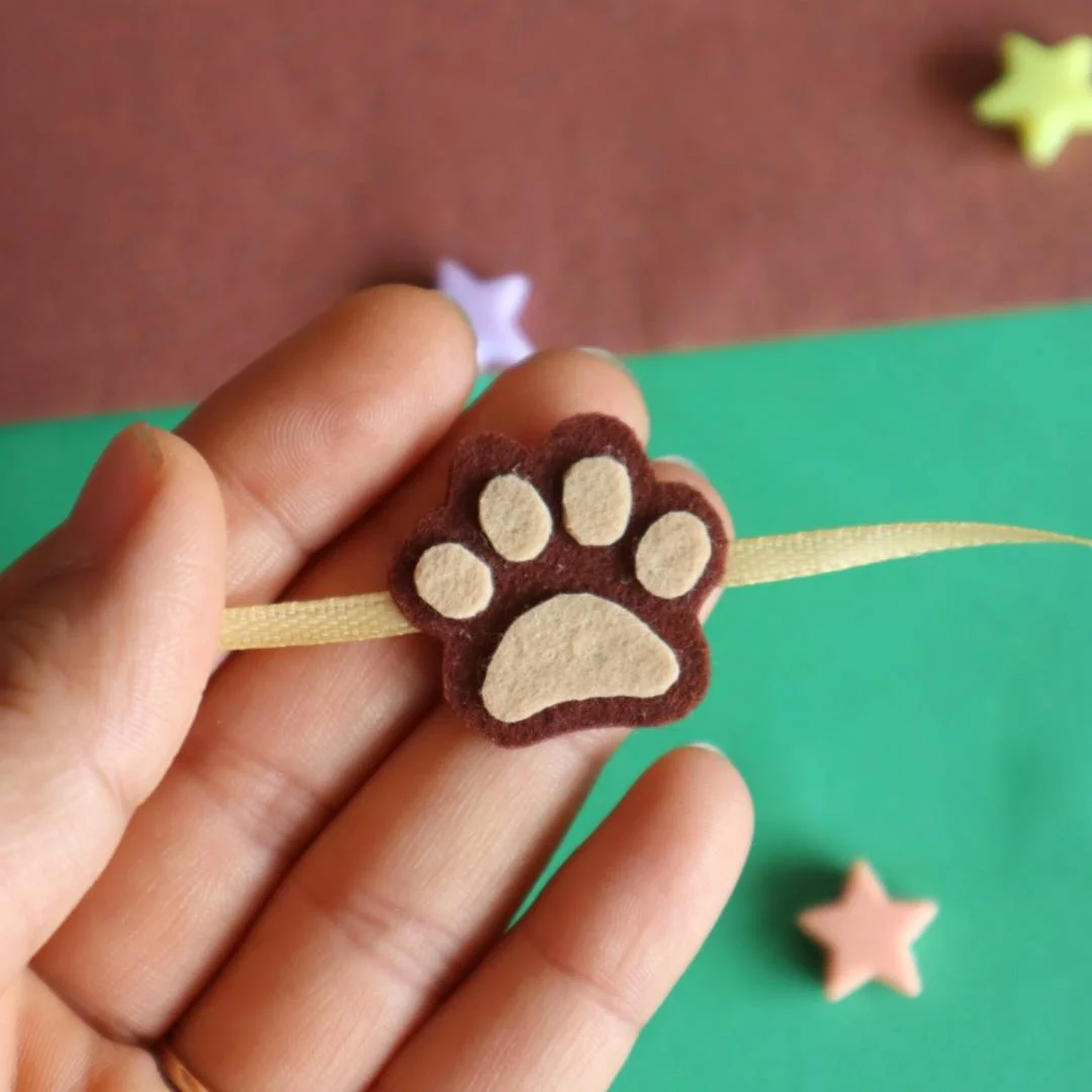 Cute Paw Rakhi For Pet