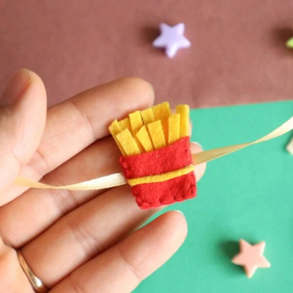 French Fries Magnetic rakhi