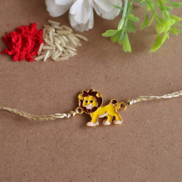 Cute Lion Rakhi For Kids
