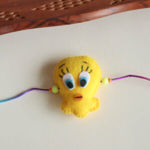 Tweety Cartoon Rakhi For Kids