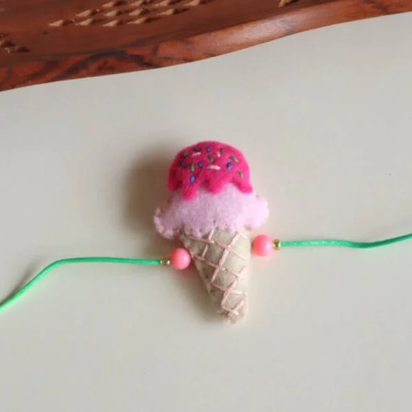 Ice-Cream Cone Rakhi For Kids