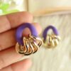 SASHA Earrings-Purple