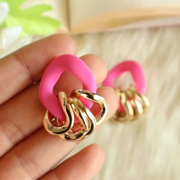 SASHA Earrings-Pink