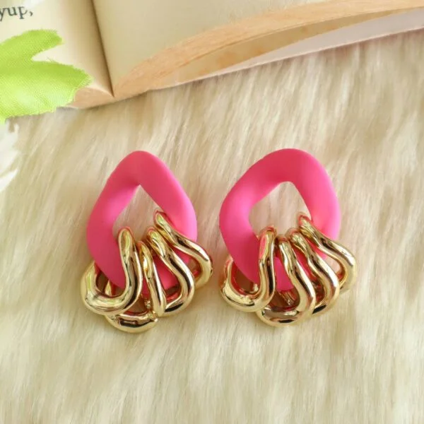 SASHA Earrings-Pink
