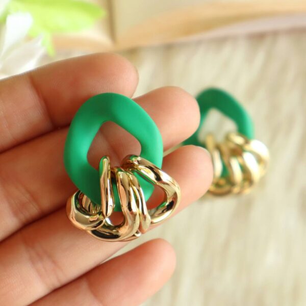 SASHA Earrings-Green