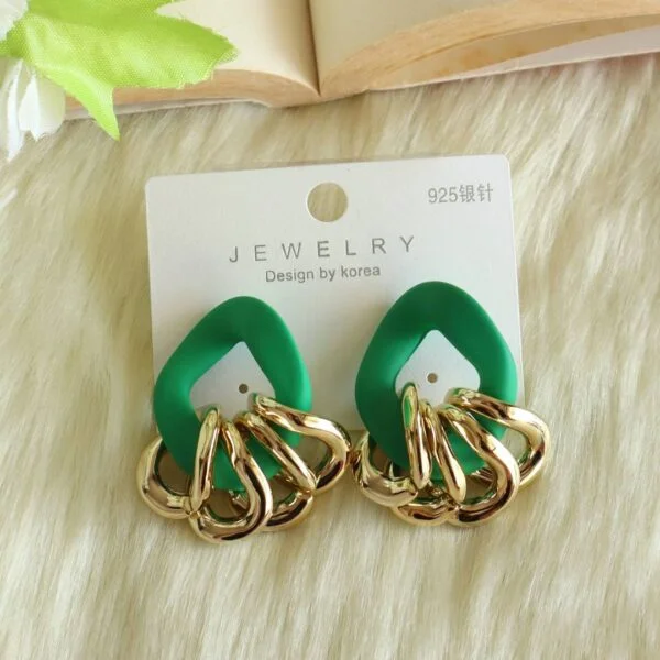 SASHA Earrings-Green