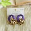 SASHA Earrings-Purple