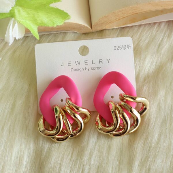 SASHA Earrings-Pink
