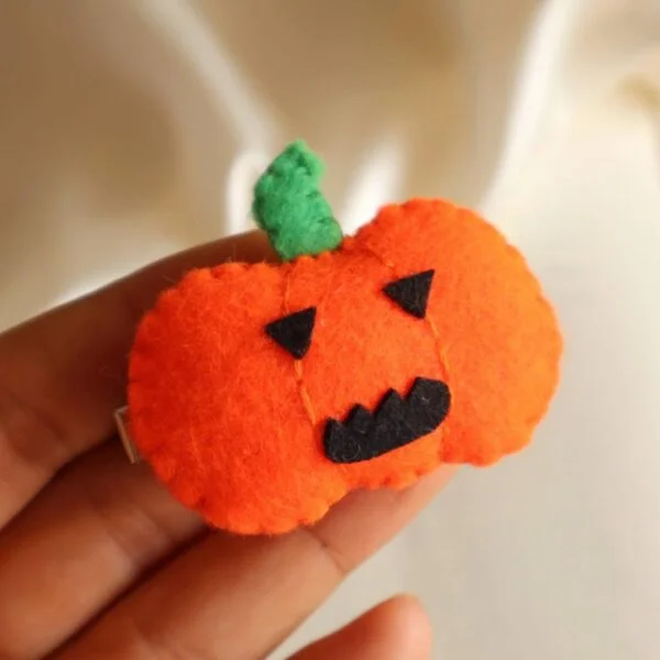 Pumpkin Hair Clip