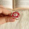 Rani Pink Kundan Ring