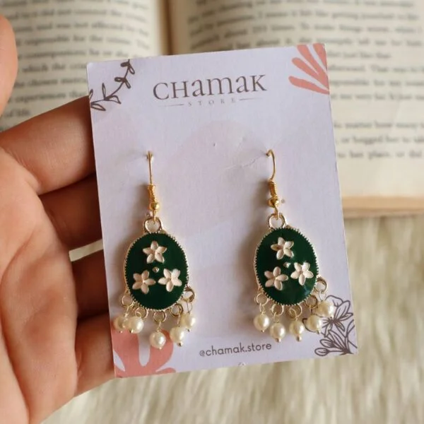 Small Meenakari Earrings