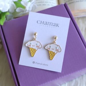 Cute Minimal Ice-cream Earrings