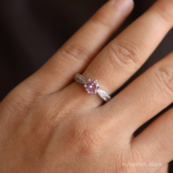 Aviana Promise Ring-Pink (Anti-Tarnish)
