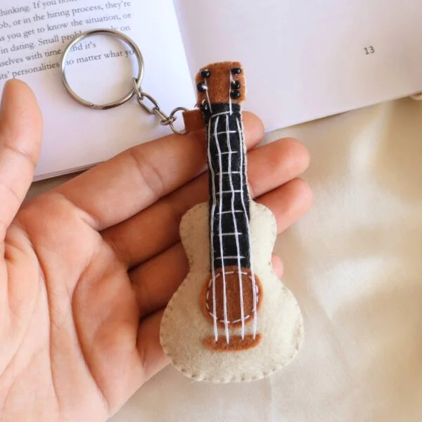 Handmade Guitar Keychain