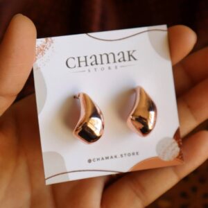 Rose Gold Chunky Earrings