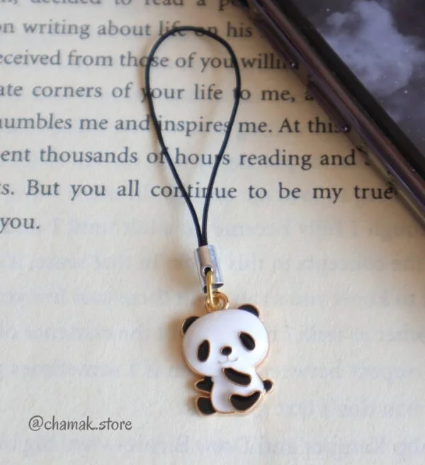 Cute Panda Phone Charm