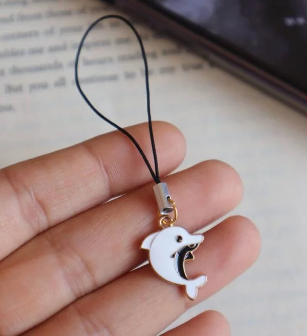 Dolphin Phone Charm