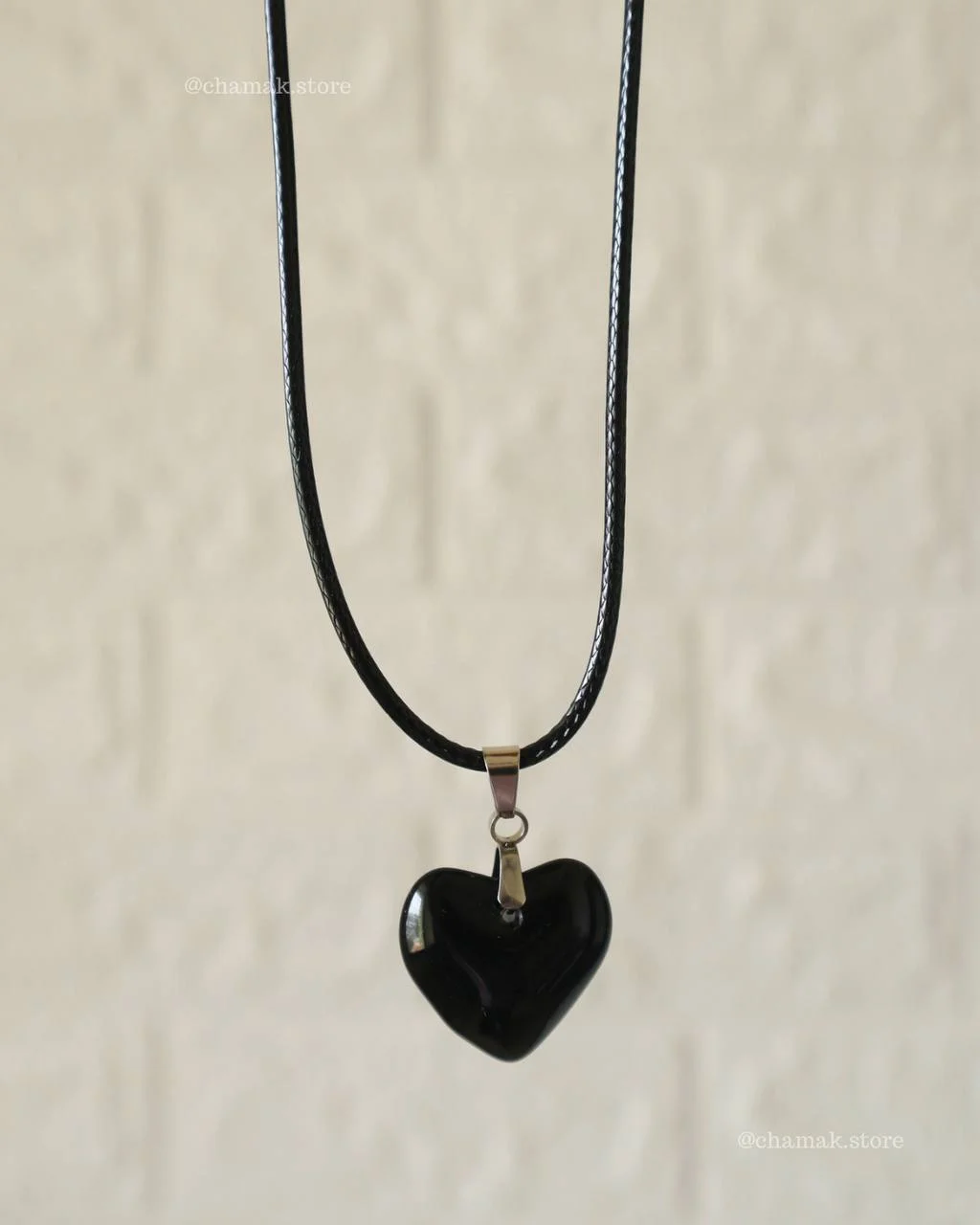 Black Heart Necklace