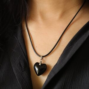 Black Heart Necklace