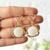 Trendy Gold-Plated Fashion Earring-E