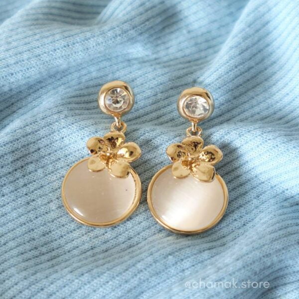 Trendy Gold-Plated Fashion Earring-B