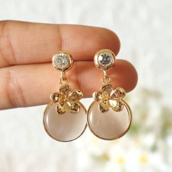 Trendy Gold-Plated Fashion Earring-B