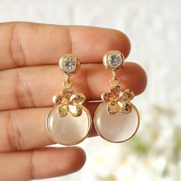 Trendy Gold-Plated Fashion Earring-B