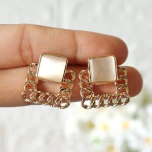 Trendy Gold-Plated Fashion Earring-F