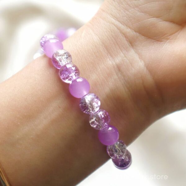 Purple Beaded Bracelet