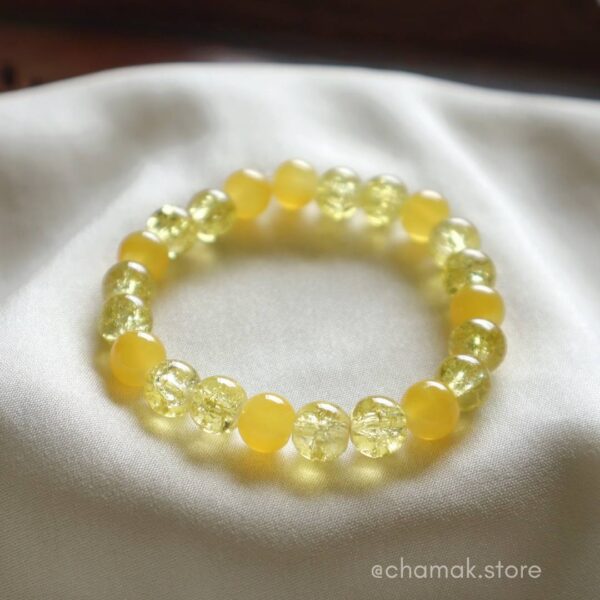 Yellow Beaded Bracelet