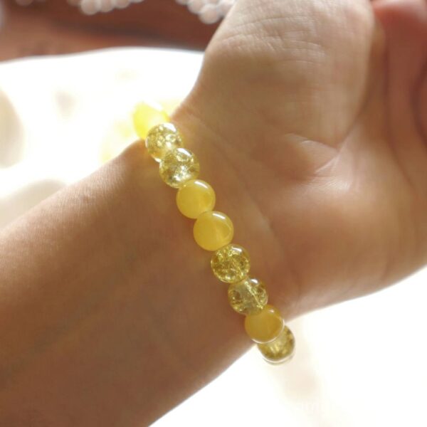 Yellow Beaded Bracelet