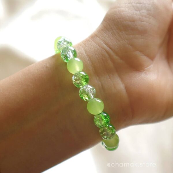 Green Beaded Bracelet